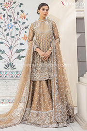 Pakistani Short Frock with Bridal Gharara