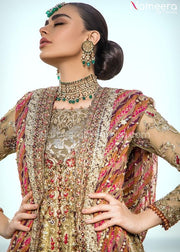 Pakistani Short Frock with Sharara