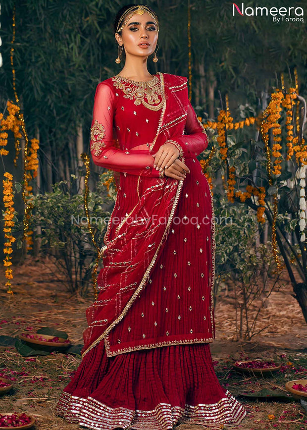 Pakistani Simple Mehndi Dresses for Bride 2021 Overall Look
