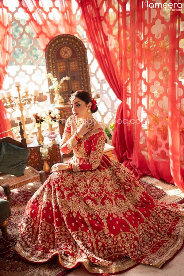 Pakistani Skirt Lehenga with Crop Top Choli 2022