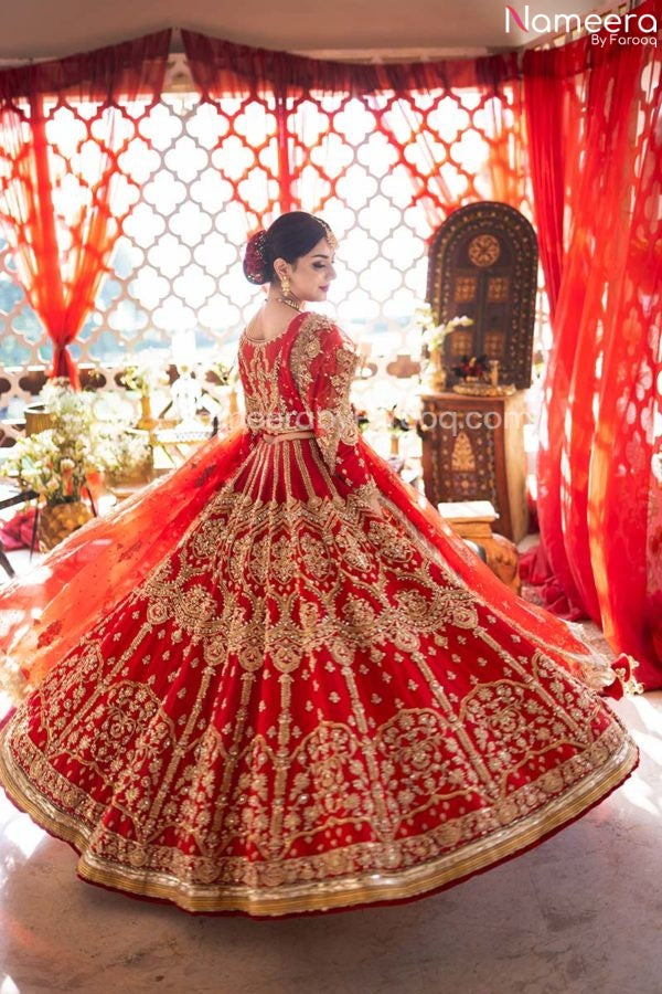 Pakistani Skirt Lehnga with Crop Top Choli