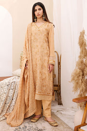 Pakistani Traditional Golden Embroidered Kameez Eid Dress 2023