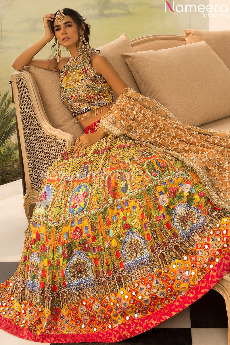 Pakistani Traditional Lehenga Choli