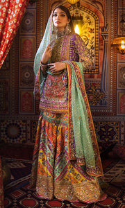 Pakistani Traditional Mehndi Ghrarara for Wedding 