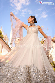 Pakistani Traditional Pishwas Dress for Bride