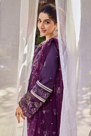 Pakistani Traditional Purple Long Kameez with Capri Eid Dress 2023
