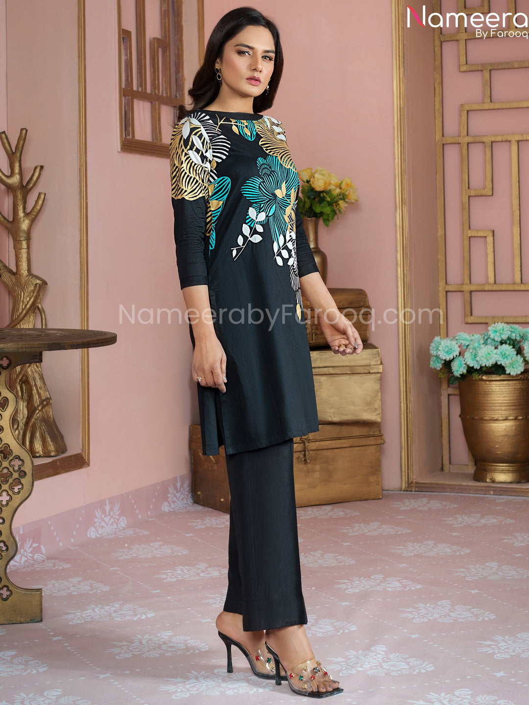 Pakistani Traditional Shirt and Trouser for Eid 2021