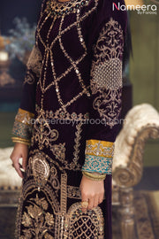 Pakistani Velvet Dress