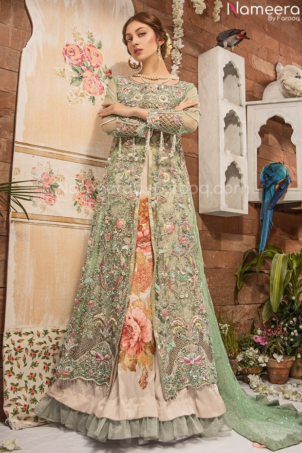 Pakistani Wedding Dress Green