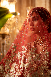 Pakistani Wedding Dress Red Pink Lehenga for Pakistani Bride 2023
