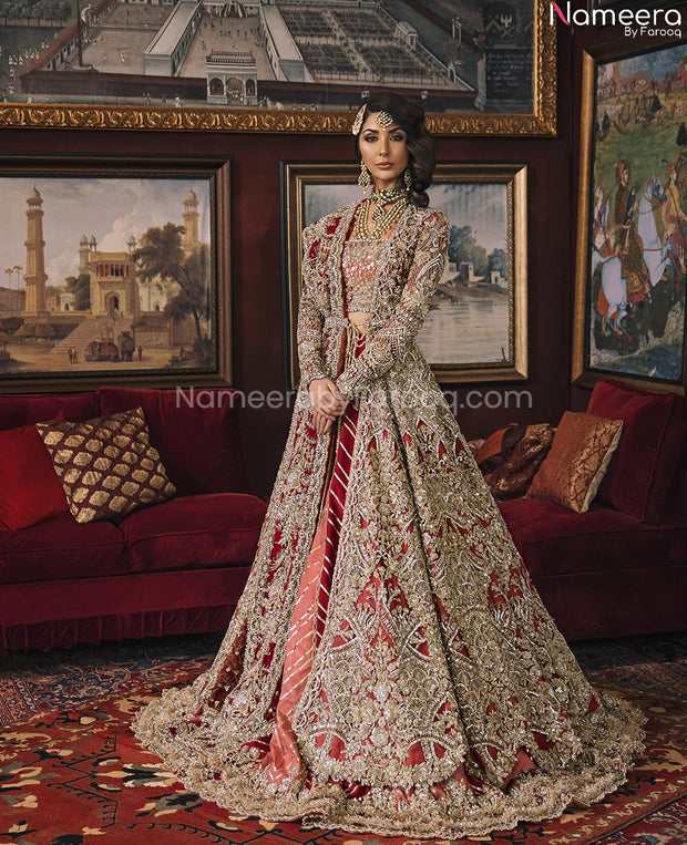 Pakistani Wedding Dress Red