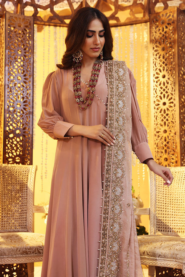 Pakistani Wedding Dress in Angrakha Sharara Style