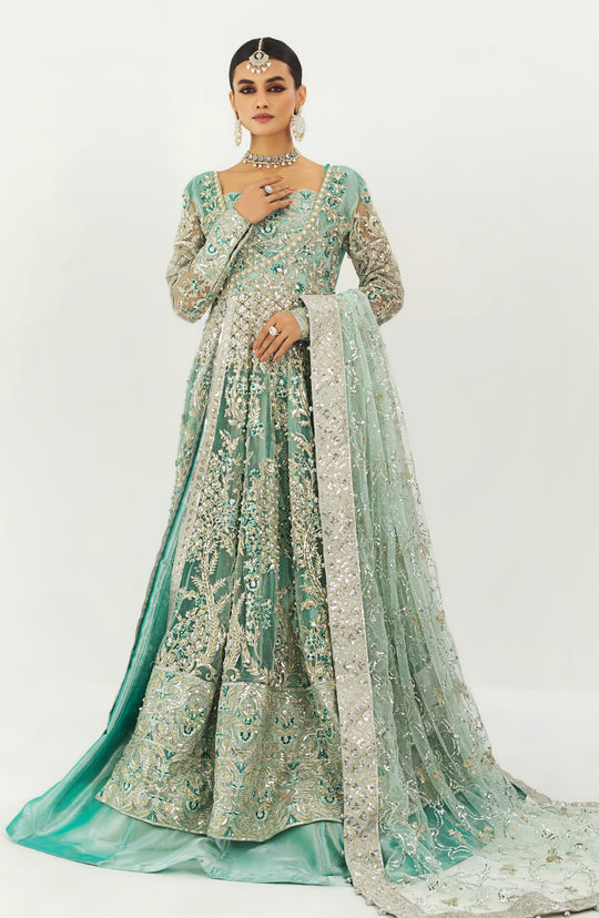 Pakistani Wedding Dress in Kameez and Lehenga Style