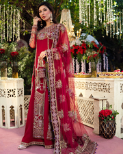 Pakistani Wedding Dress in Long Kameez Trouser Style Online