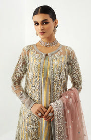 Pakistani Wedding Dress in Open Kameez Trouser Style Online
