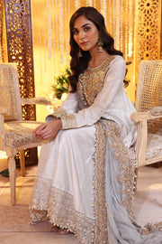 Pakistani Wedding Dress in Pishwas Frock Style