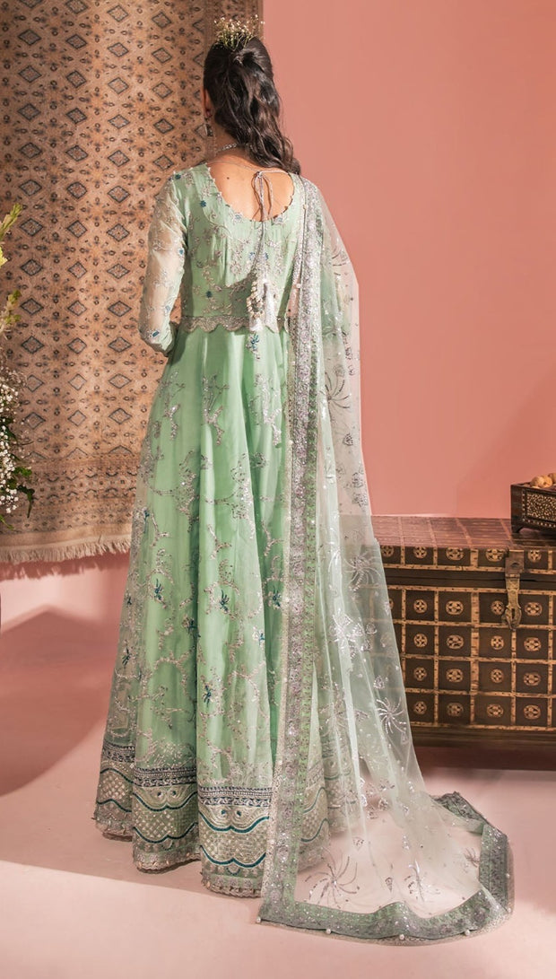Pakistani Wedding Dress in Pishwas Frock Trouser Style Online
