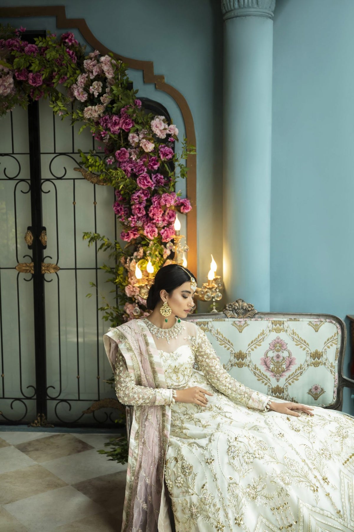 Buy Pakistani Wedding Dress in Pishwas Frock Trousers Style – Nameera ...