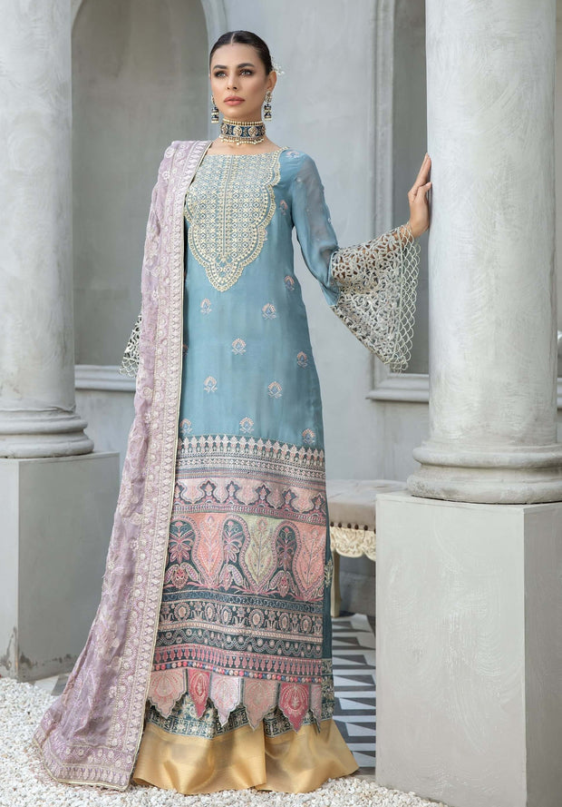 Pakistani Wedding Dress in Royal Kameez Sharara Style
