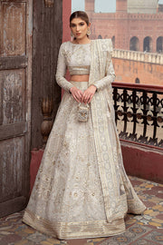 Pakistani Wedding Dress in Royal Pishwas Frock Dupatta Style
