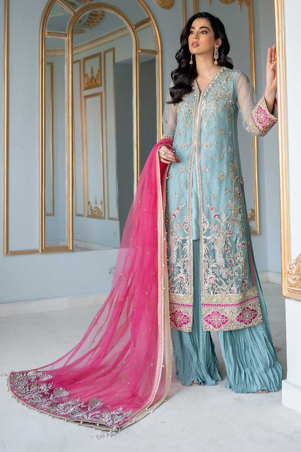 Pakistani Wedding Dress in Sharara Kameez Style