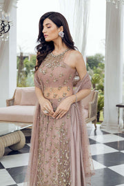 Pakistani Wedding Dress in Shirt and Silk Lehenga Style Online