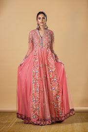 Pakistani Wedding Dress in Traditional Pishwas Style