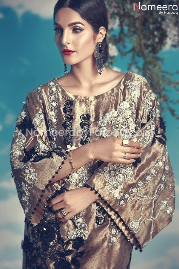 Stunning Pakistani Wedding Formal Wear Online 2021 Nameera by Farooq