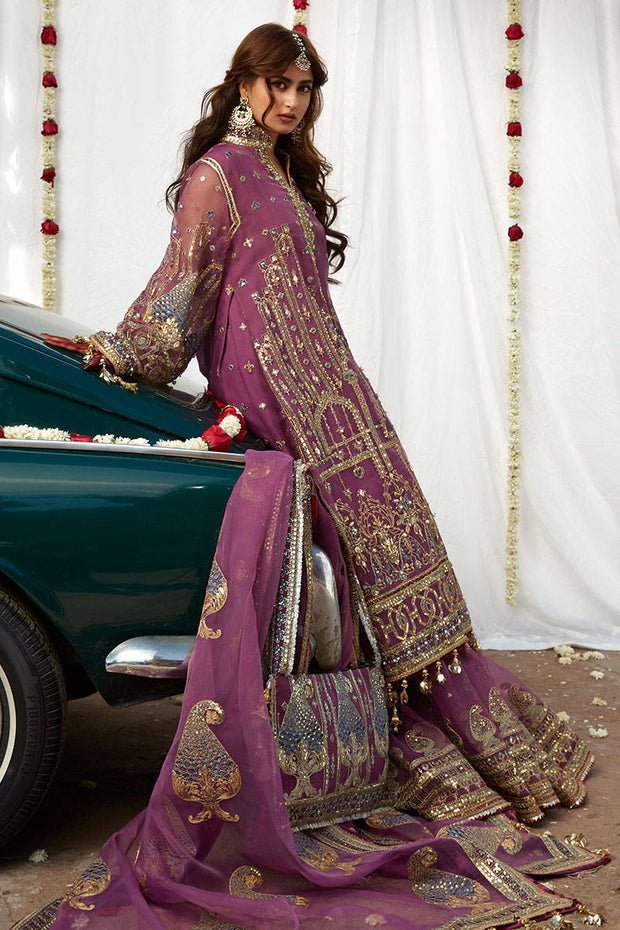 Pakistani Wedding Gharara Dress in Premium Organza Fabric