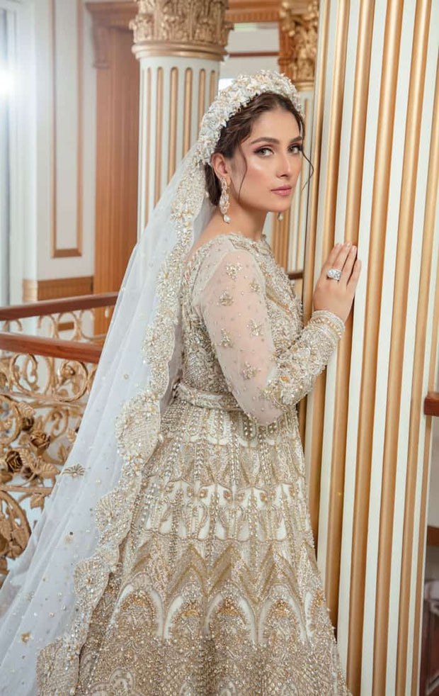 Pakistani Wedding Gown in Premium Net