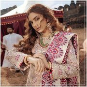 Pakistani Wedding Long Kameez with Sharara Dress Online
