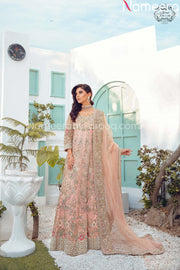 Pakistani Wedding Maxi Dress for Bride Online Front Look