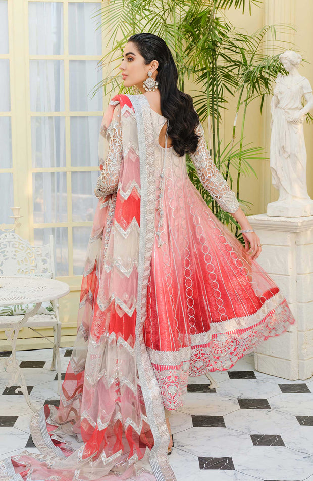 Pakistani Wedding Party Dress in Soft Colors Online