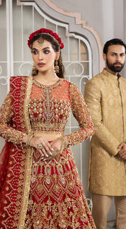 Pakistani Wedding Red Lehenga Choli for Pakistani Bridal