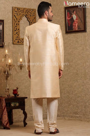  Pakistani Wedding Sherwani for Men's Online 2021 Back side Look