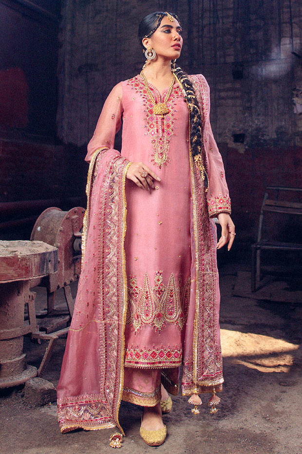 Pakistani Wedding Tea Pink Salwar Kameez Dress
