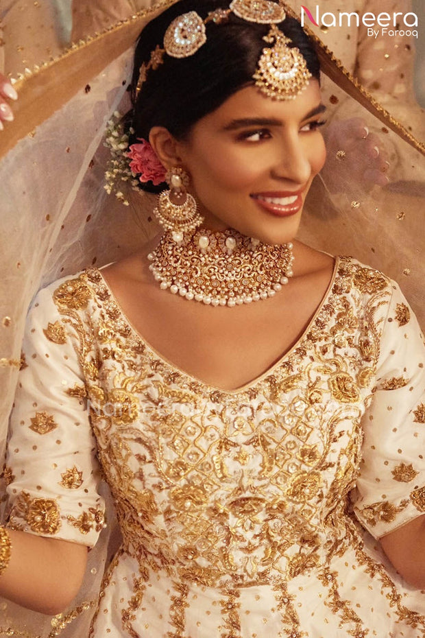Pakistani White Bridal Dresses