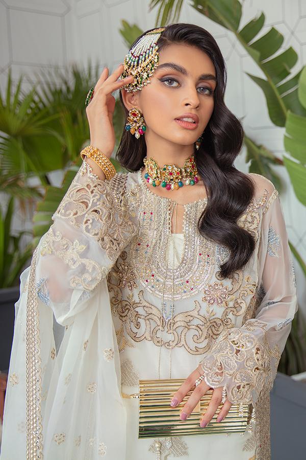Pakistani White Dress