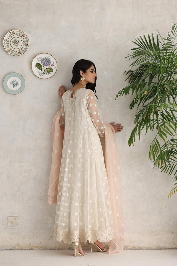 Pakistani White Dress