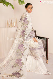 Pakistani White Purple dress online 2021
