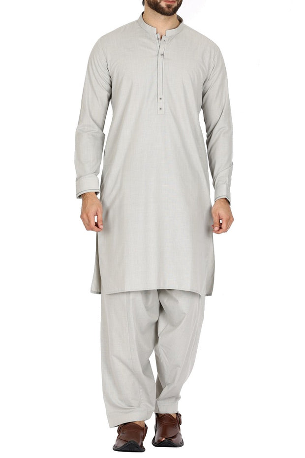 Pakistani 2919 latest grey color two piece Men wear