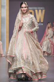 Pakistani Bridal Anarakli Froke for Wedding  Front View