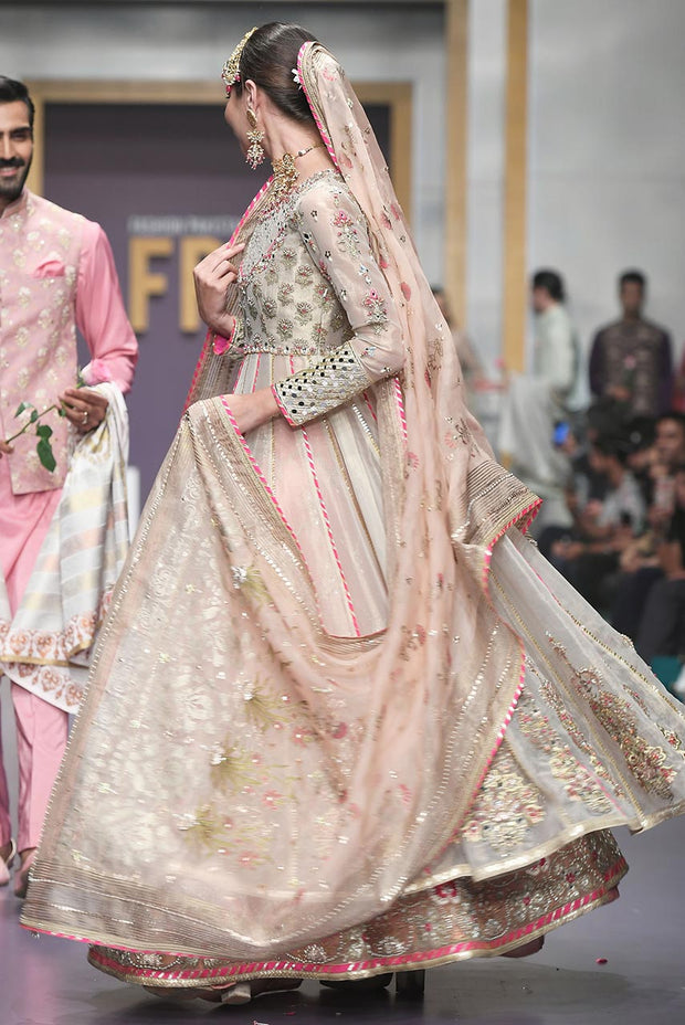 Pakistani Bridal Anarakli Froke for Wedding 