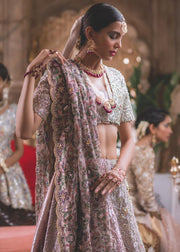 Pakistani Bridal Heavy Lehnga Choli for Wedding  Close Up