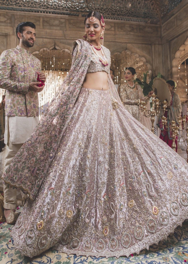 Pakistani Bridal Heavy Lehnga Choli for Wedding 