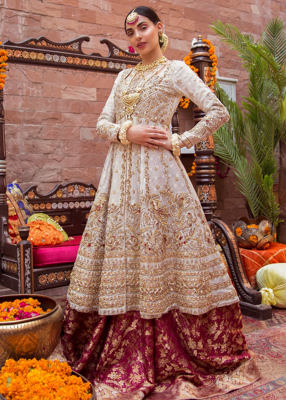 Jamawar lehenga design new arrivals