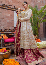 Pakistani Bridal Jamawar Lehnga for Wedding Overall Look
