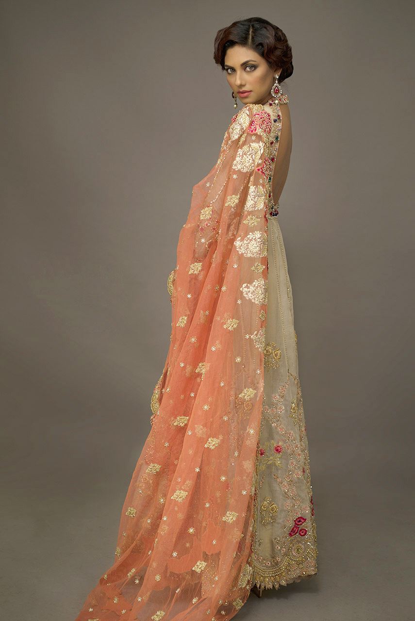 Pakistani Bridal Long Froke for Wedding