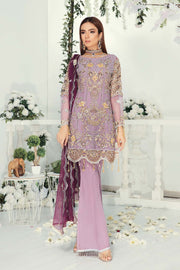 Pakistani Chiffon Embroidered Dress Overall Look