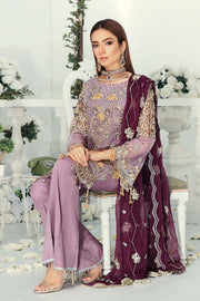 Pakistani Chiffon Embroidered Dress  Close Up